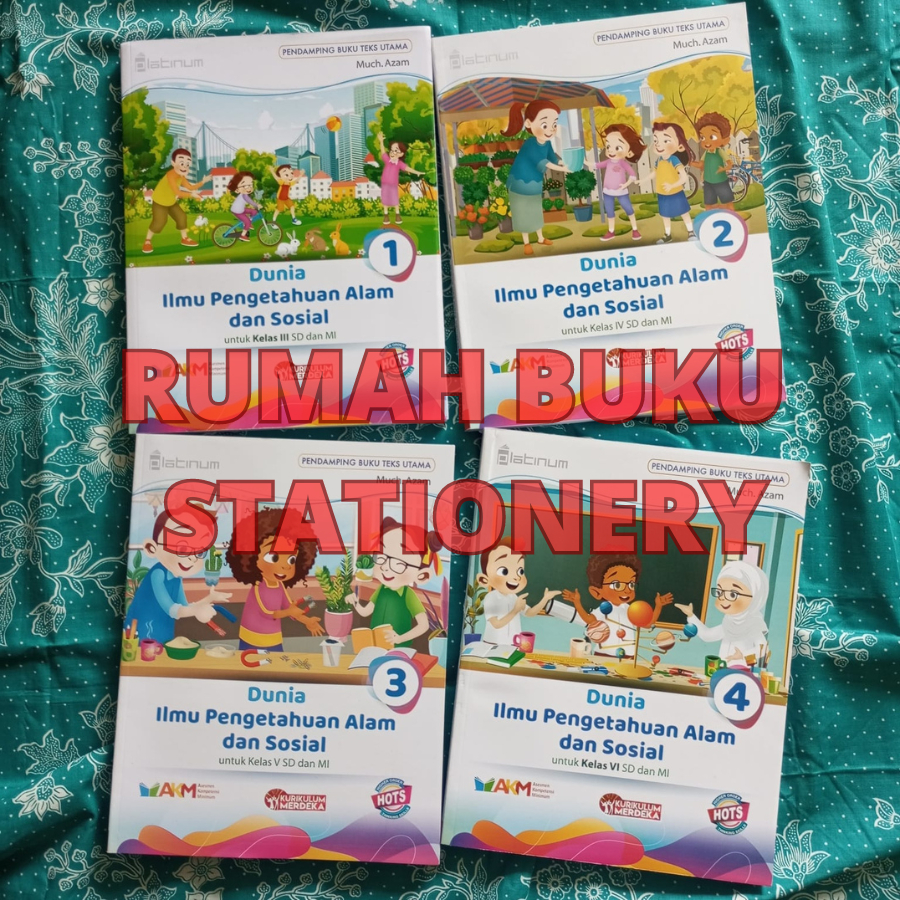 PLATINUM Buku IPAS SD/MI Kelas 3 4 5 6 Dunia Ilmu Pengetahuan Alam Dan Sosial Tiga Serangkai Kurikul