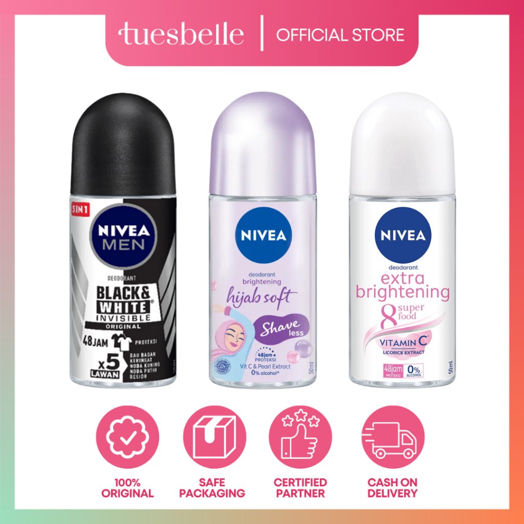 Tuesbelle - NIVEA Deodorant| NIVEA MEN Deodorant