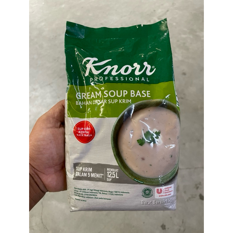 

Knorr Cream Soup Base 1 kg / Bahan dasar Sup krim 1kg SS91