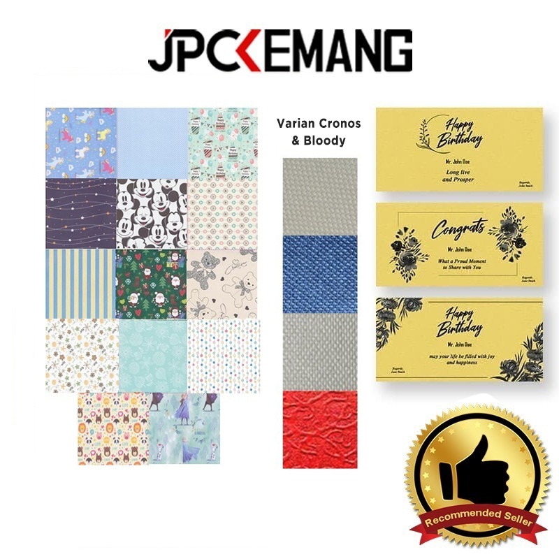 

Kertas kado dan Kartu Ucapan