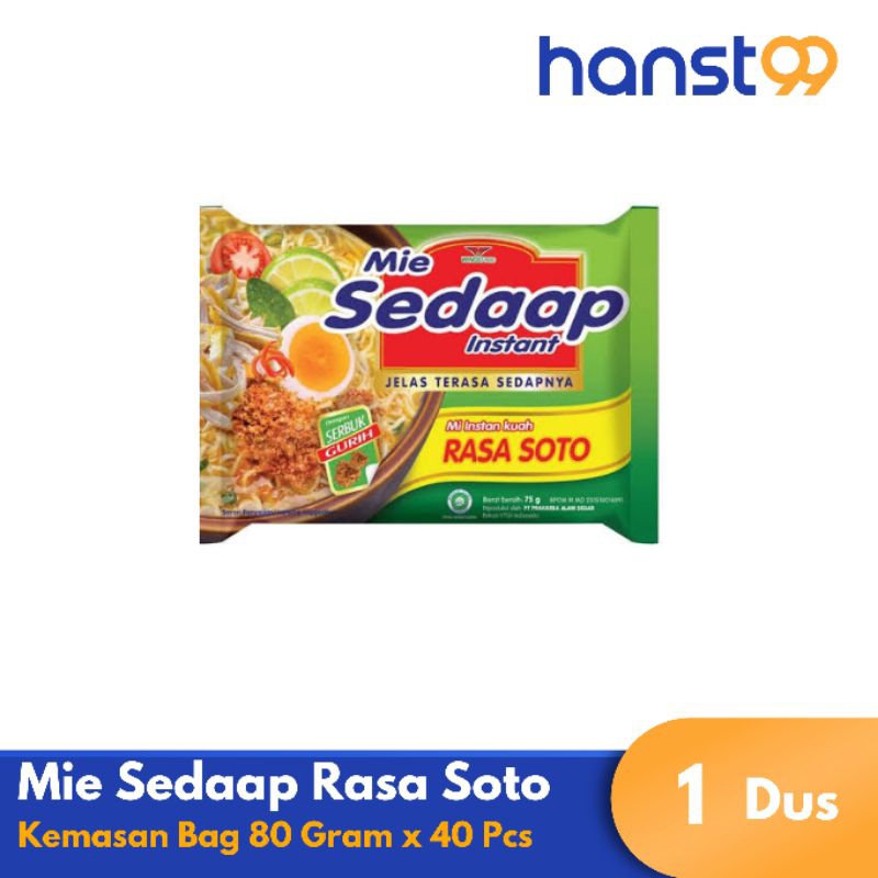 

Mie Sedaap Rasa Soto 1 Dus isi 40 pcs