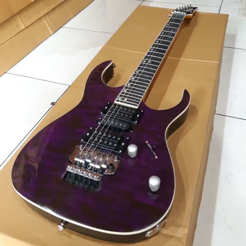 GITAR LISTRIK ELEKTRIK IBANEZ PREMIUM UNGU