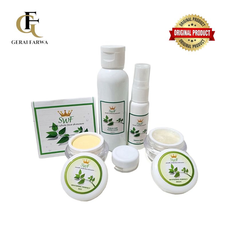 SWF Skincare Paket Acne Lengkap Sabun Cair Padat Original Pemutih Wajah