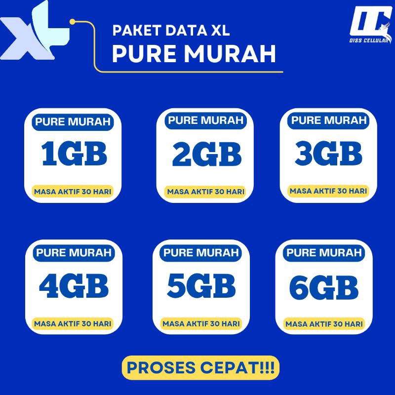 Injek Paket Data XL PURE MURAH