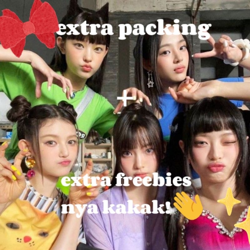 

Extra packing + extra freebies!