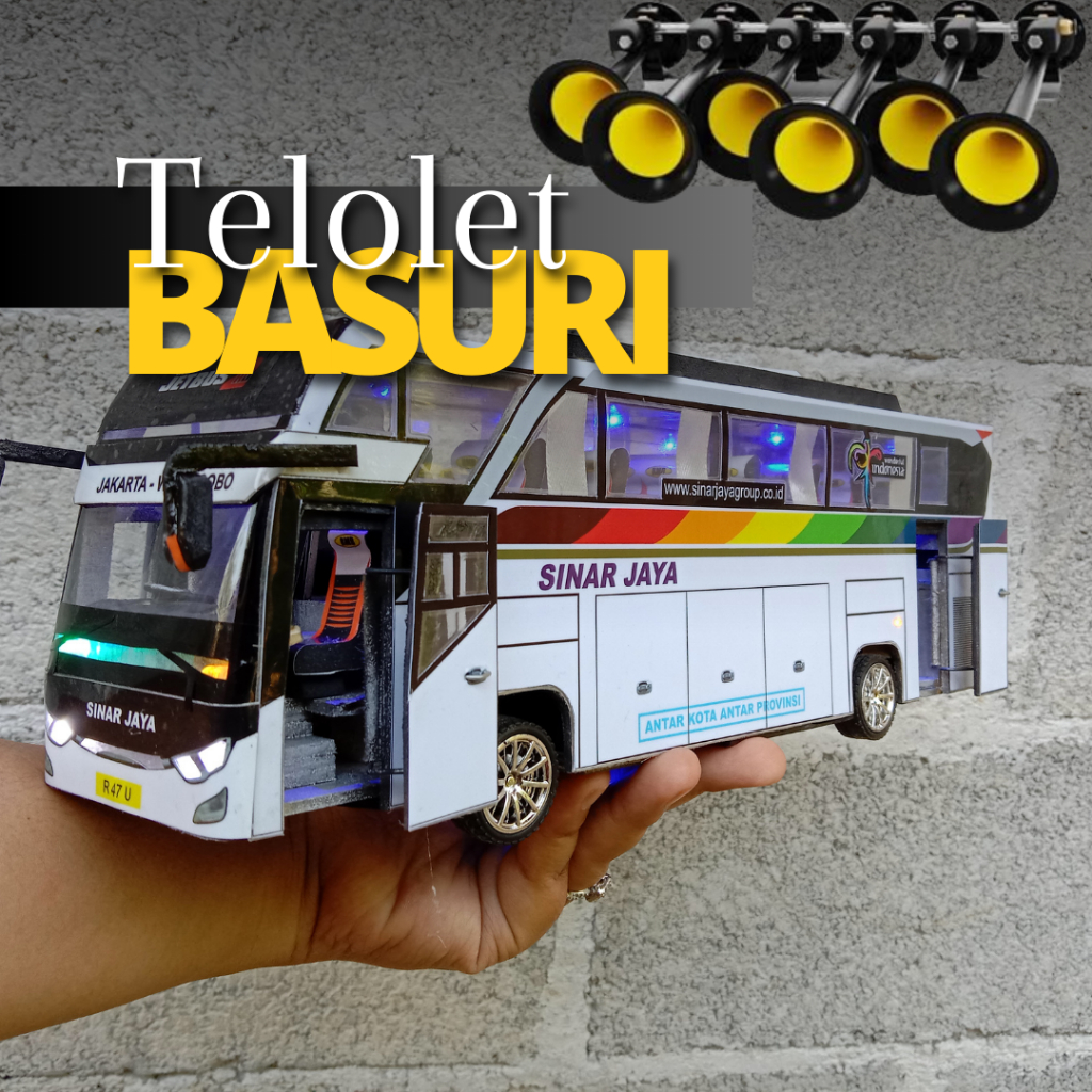 Miniatur Bus Remote Control Sinar Jaya