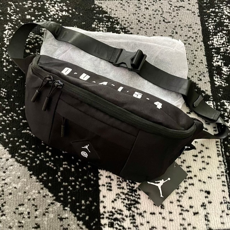 LIMITED EDITION Air Jordan Waistbag Black font Quai 54