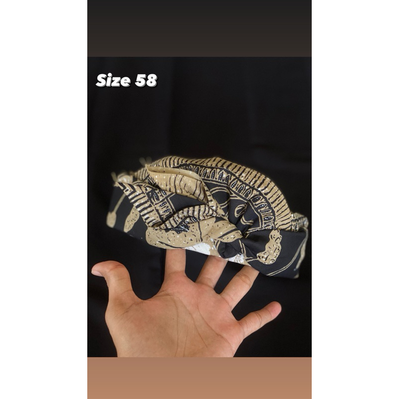 Udeng Jadi Batik Semi Tulis