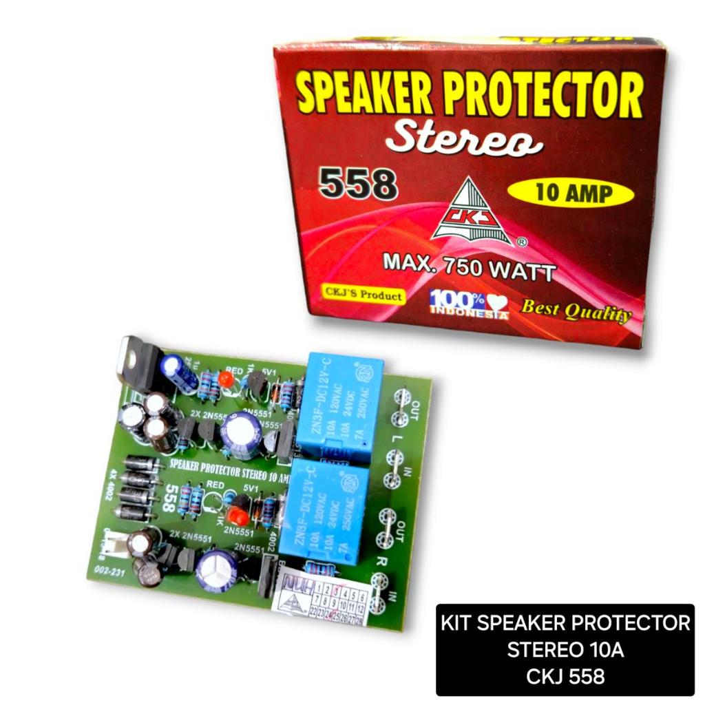 Kit Protector Stereo Speaker CKJ 558 Protektor Protek CKJ558 10A 750W