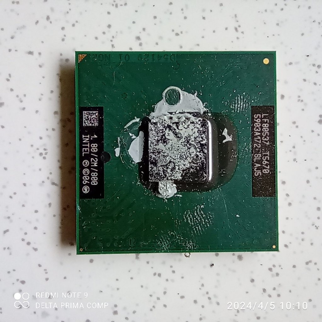 Processor laptop Intel Core 2 Duo T5670