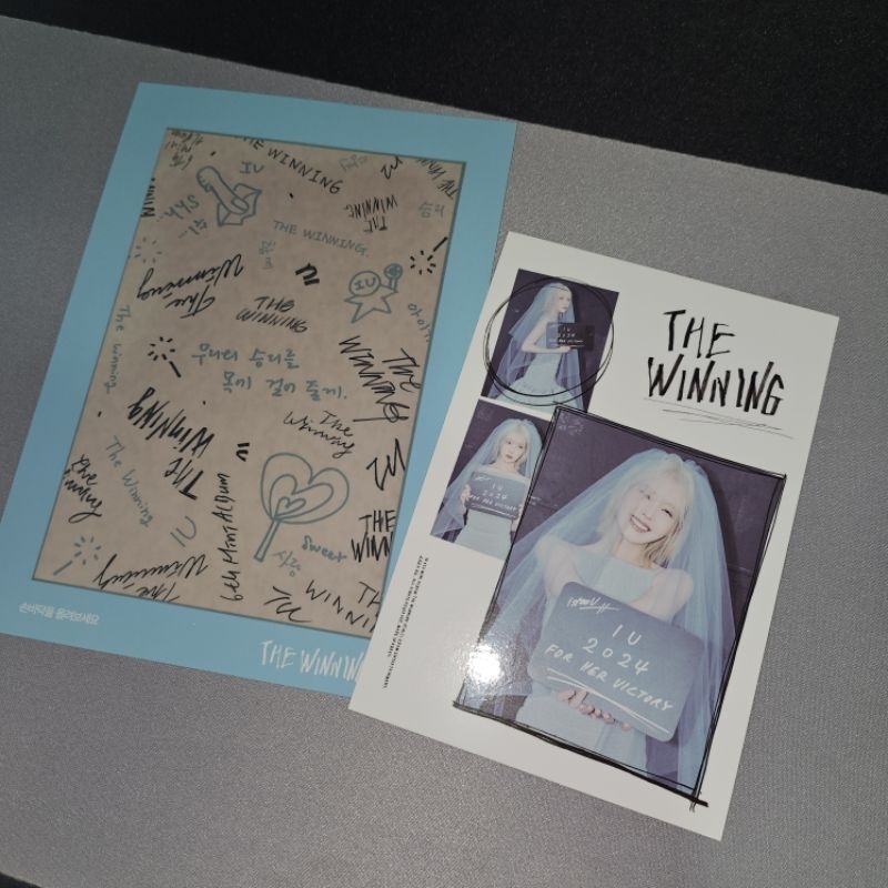 Postcard IU Photocard The Winning 6th Mini Album Original Edam