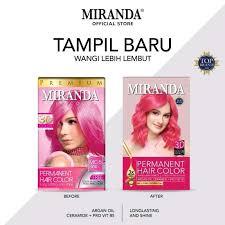 Miranda Hair Color/Cat/Pewarna Rambut Pink / Merah Muda 30ml