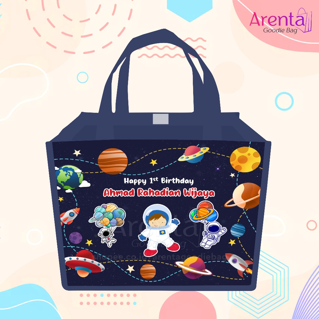 

Tas Ulang Tahun Bingkisan Snack/Tas Ultah Anak Custom