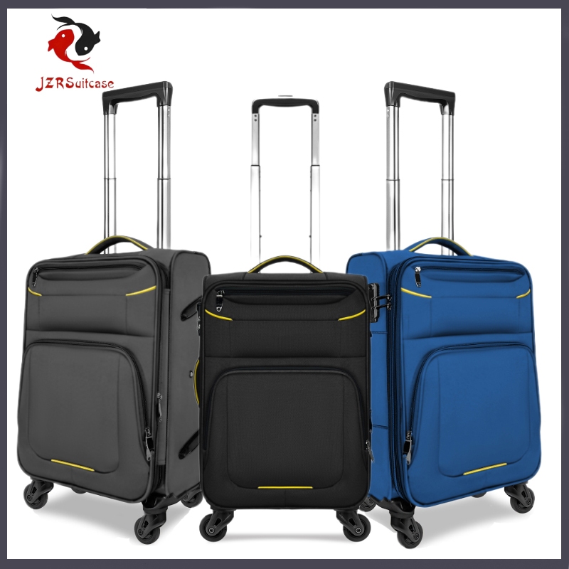 Jzr  Koper kain JR918 24 inch 4 roda 20 inch  Koper kanvas koper