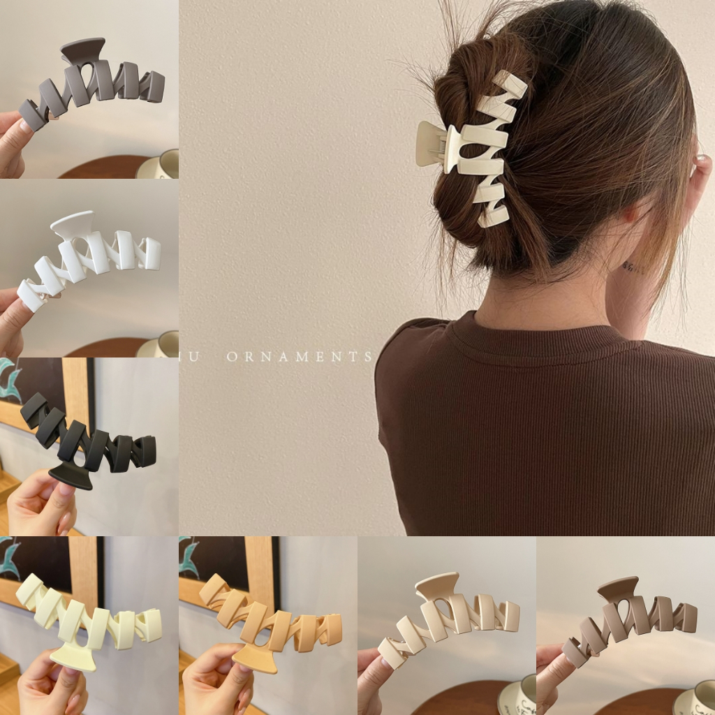 Jedai Rambut Ori Jepit Rambut Besar 11cm Praktis Aksesoris Fashion / Jepit Rambut Besar Polos / jepi