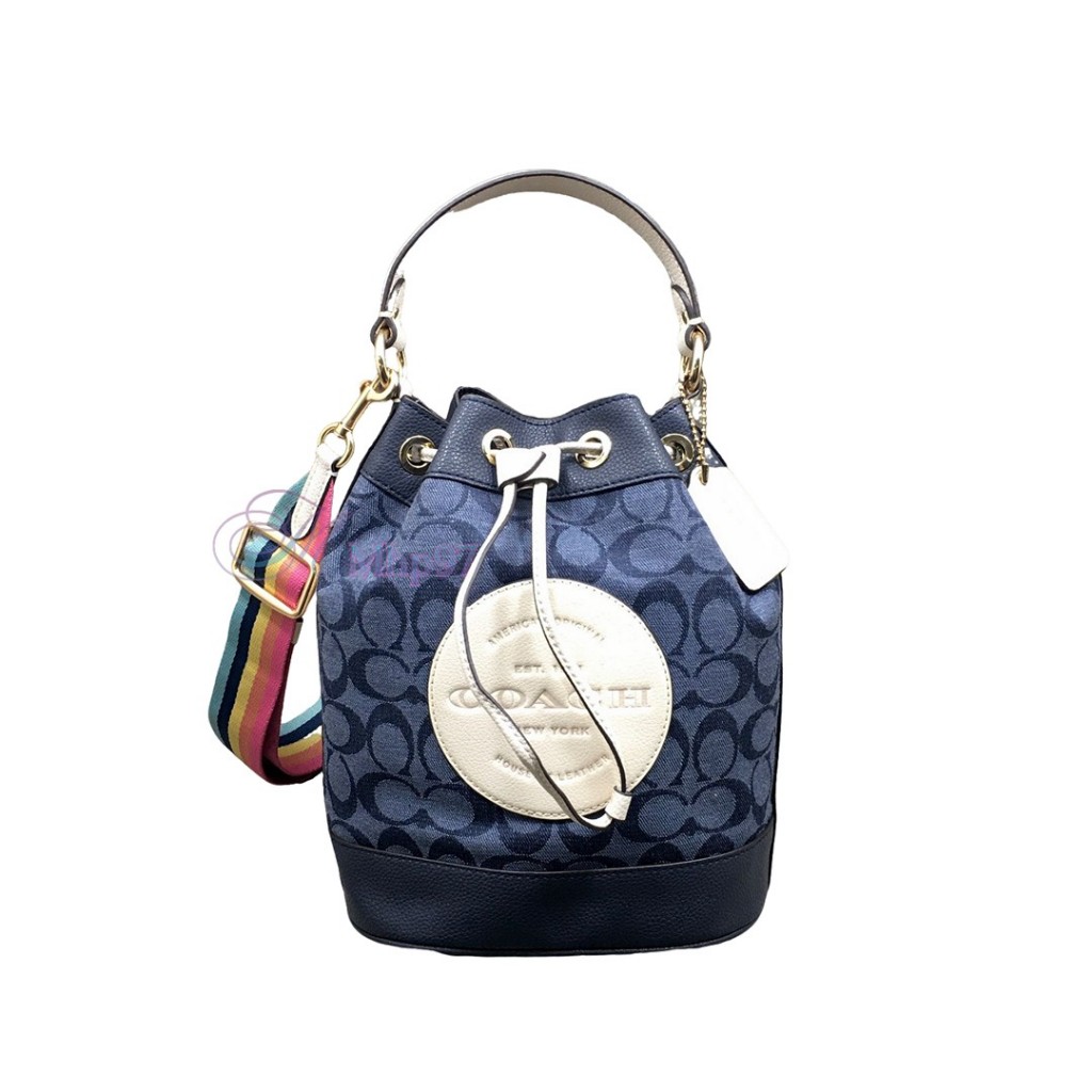 COACH Dempsey Drawstring Bucket Bag in Signature