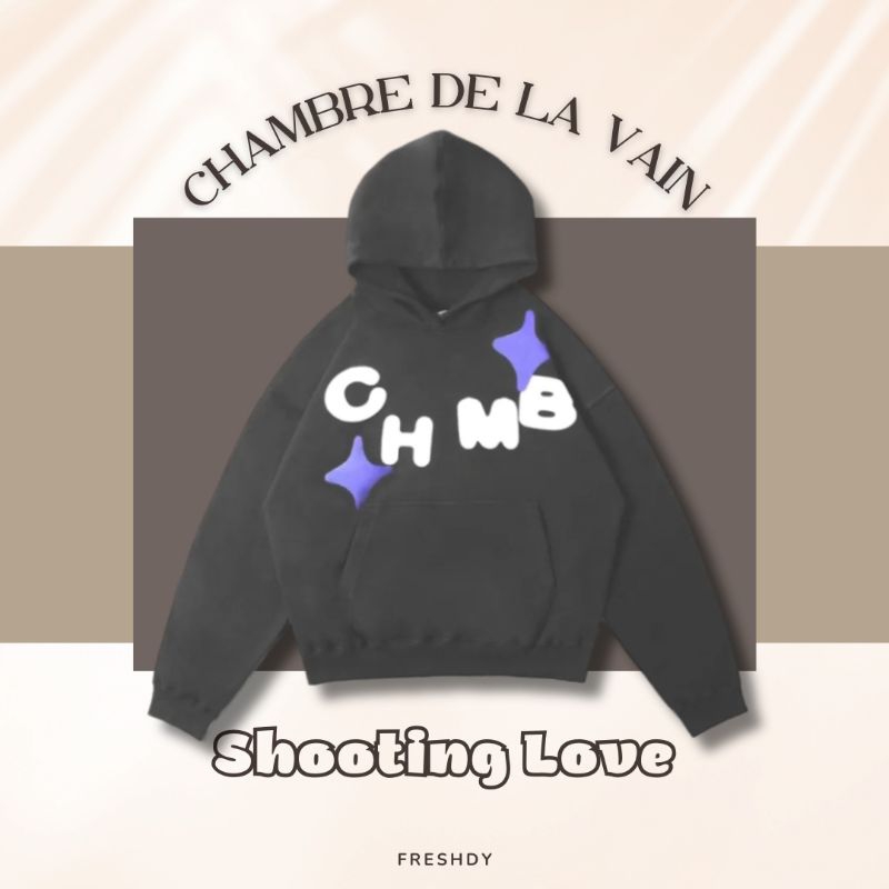 Boxy Hoodie Chambredelavain - SHOOTING LOVE [ORIGINAL]