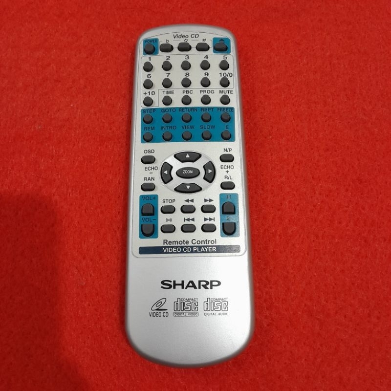 Remote VCD Player SHARP Original Asli .