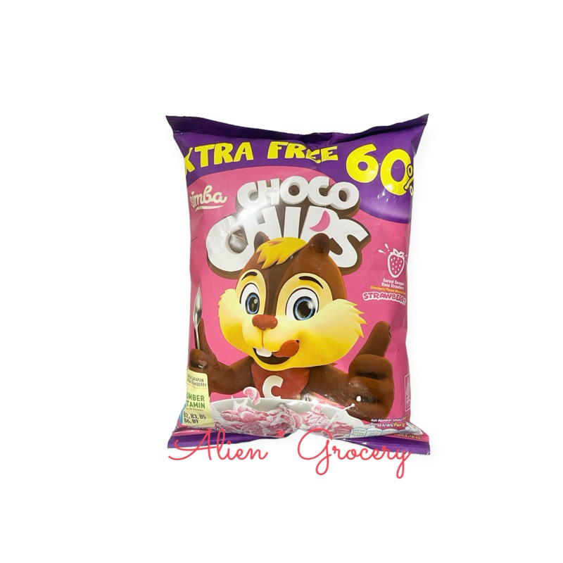 

SIMBA Choco Chips Cereal Sereal 50gr + 60%
