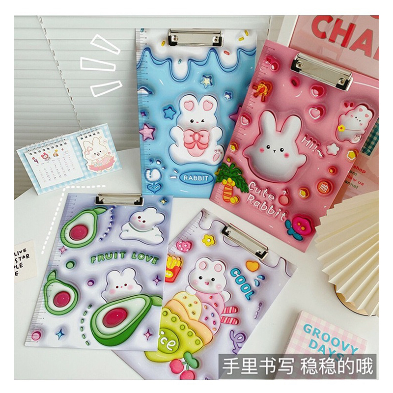 

Papan Ujian Karakter / Clipboard Lucu , rabbit / Papan Portable Fancy