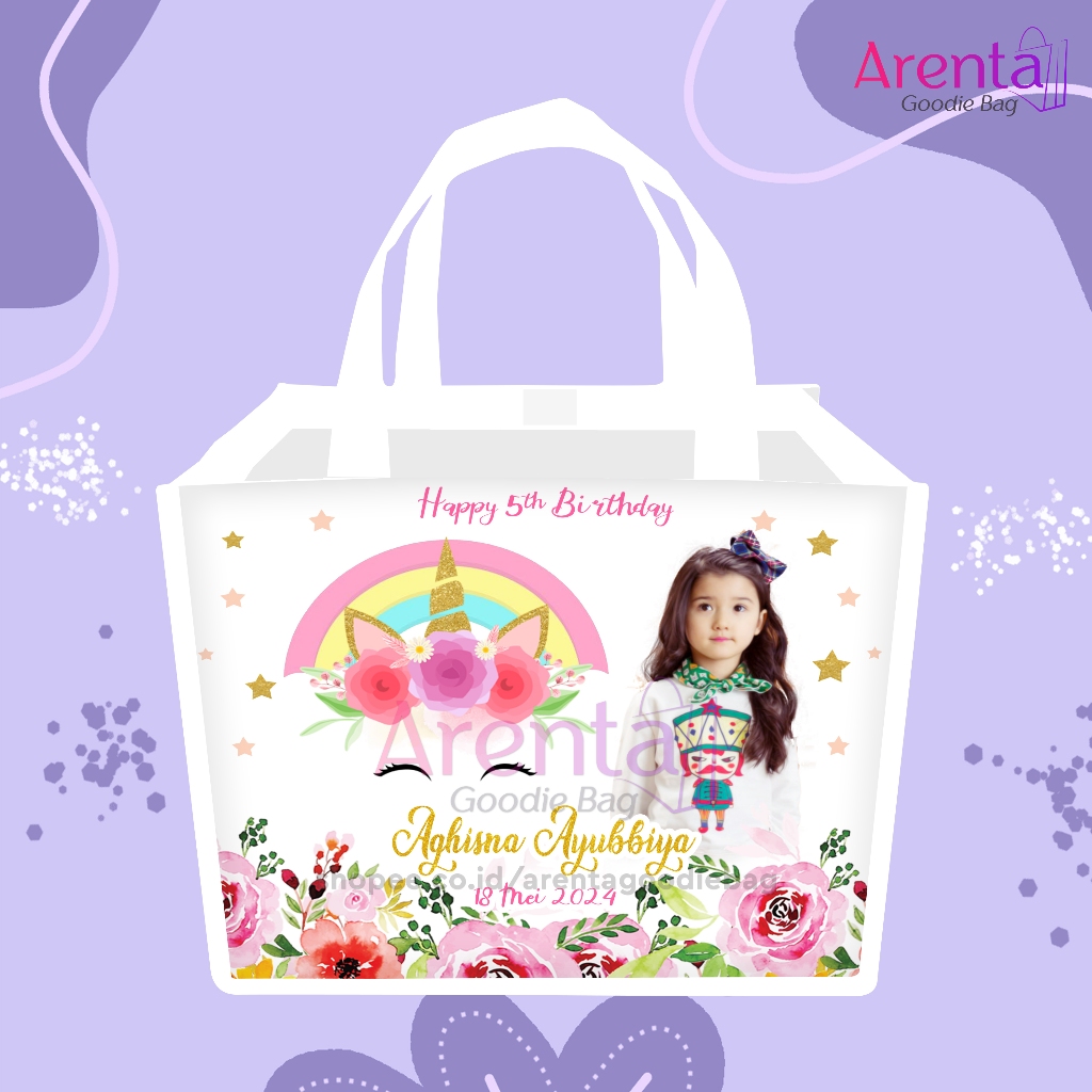

Souvenir Tas Ultah Anak/Tas Ulang Tahun Custom