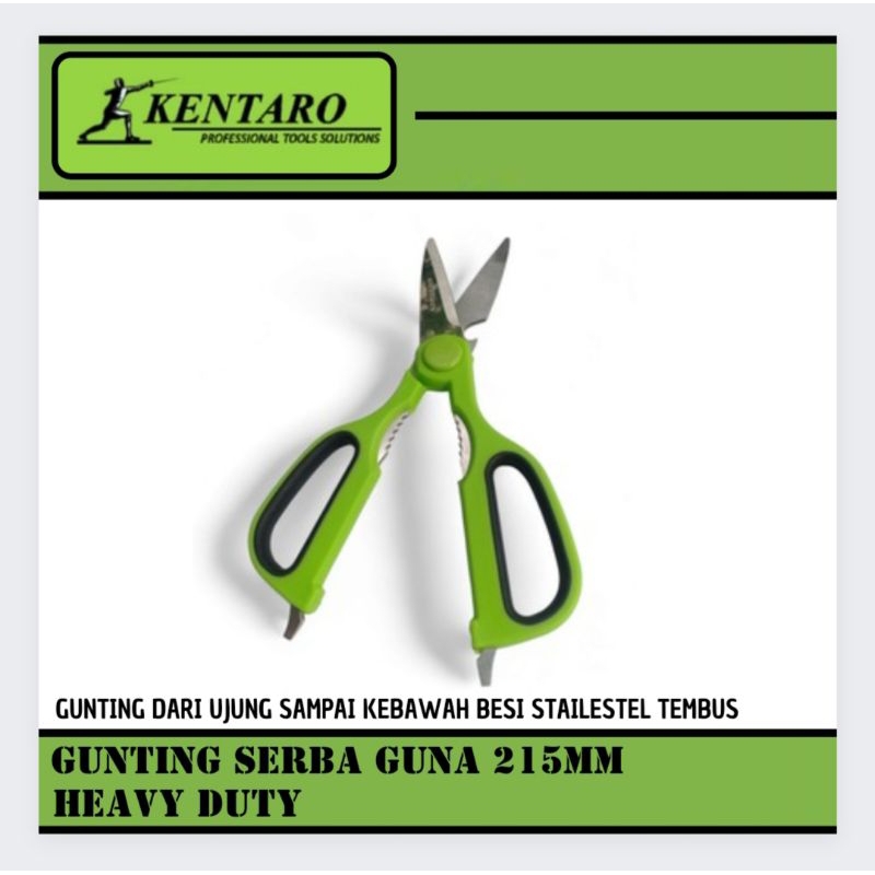 

Gunting Stainless Serbaguna 215mm KENTARO