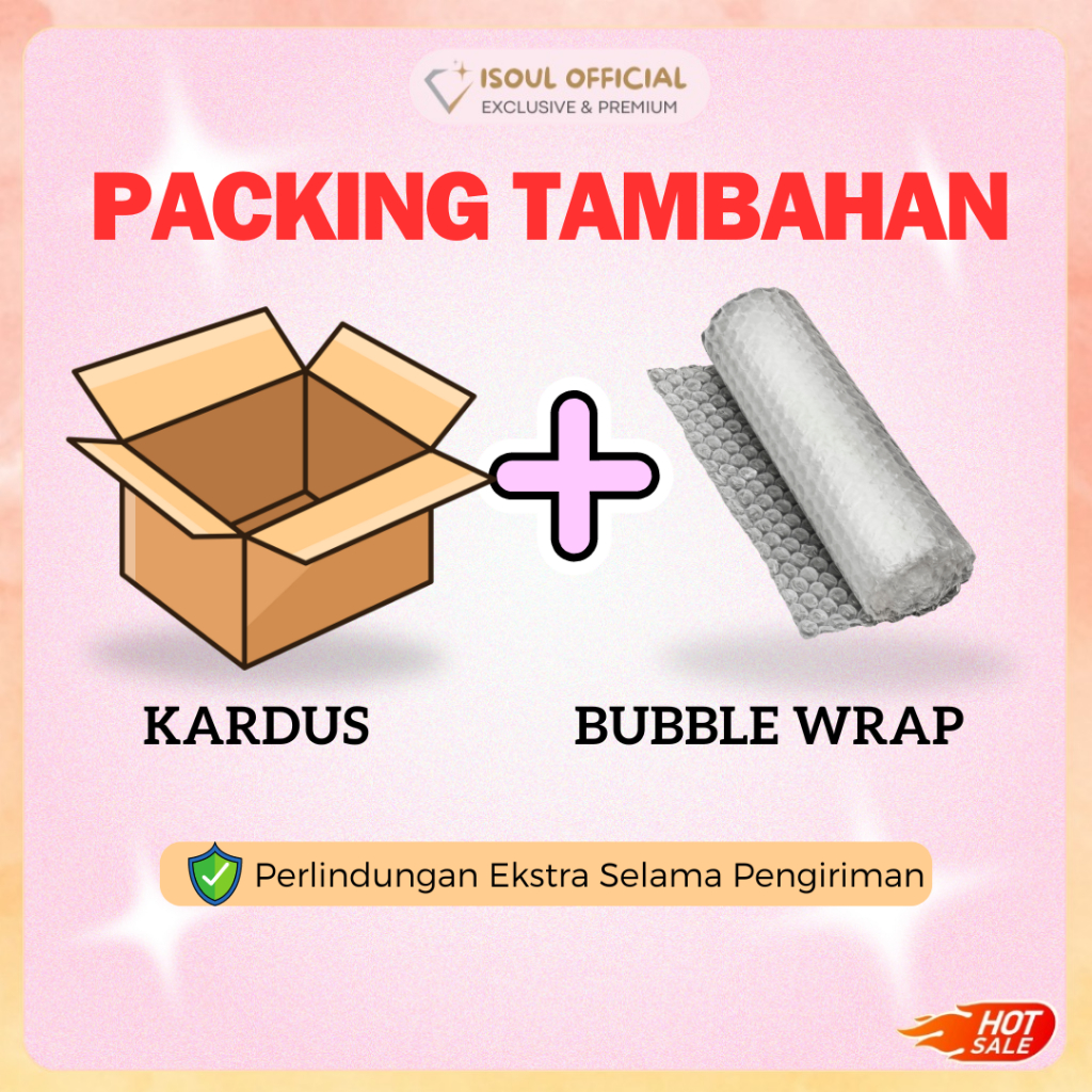 

COD iSoul Packing Extra Kardus Tambahan Bubble Wrap Safety