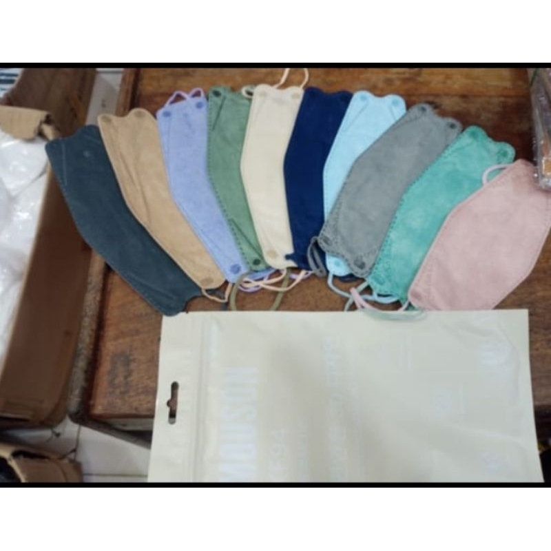 MASKER KF MOUSON MIX WARNA TEBALL