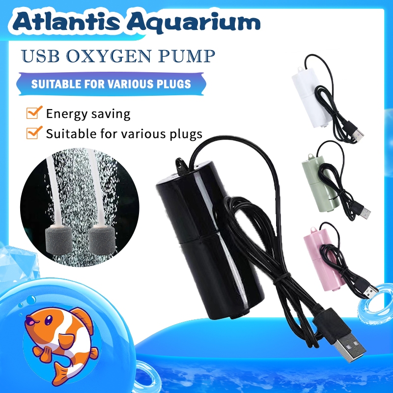 USB Aerator Mini Portable Pompa Aquarium Pompa Gelembung Aerator fish tank oxygenator usb Ikan Airat