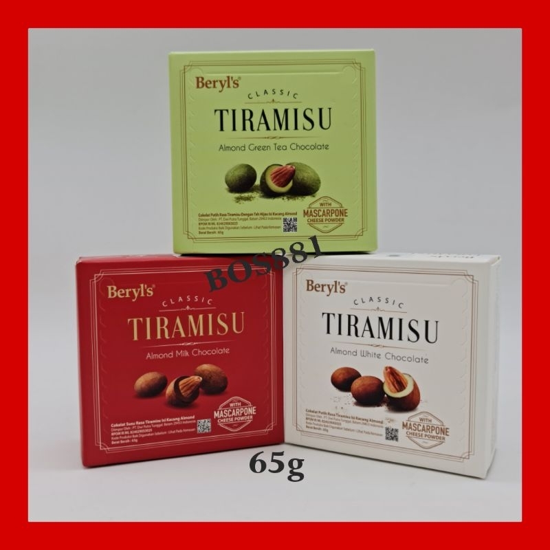 

Beryl's Tiramisu Almond Milk, White, Green Tea 65g