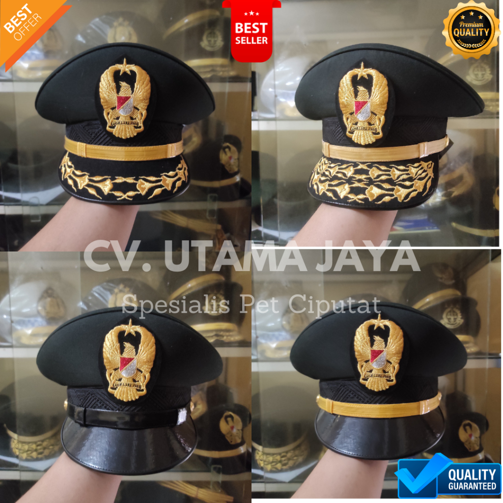 Topi Pet PDU TNI AD PRIA TAMTAMA BINTARA PAMEN PATI Perwira Menengah Tinggi Angkatan Darat PDU PDH U