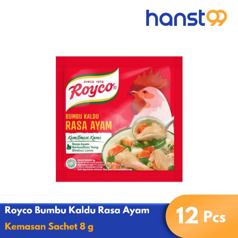 

Royco Rasa Ayam 1 Renceng 12 Pcs 8 Gram