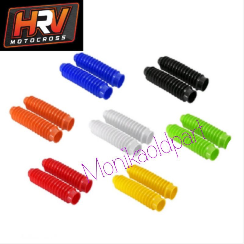 Karet Boot Shock Depan HRV Harvy MX Karet Shock Besar Trail Moge Motorsport DLL