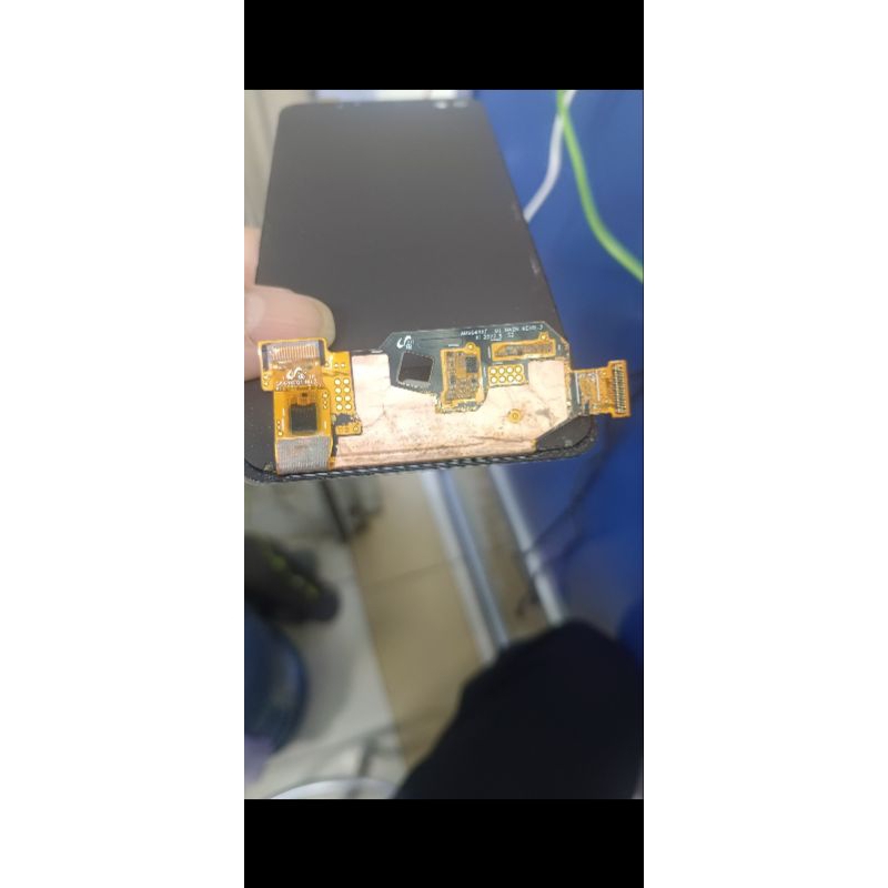 jual Lcd Handphone Asli copotan dri hp fingerprint(Aktif)Oppo Reno.4/4F(Second).