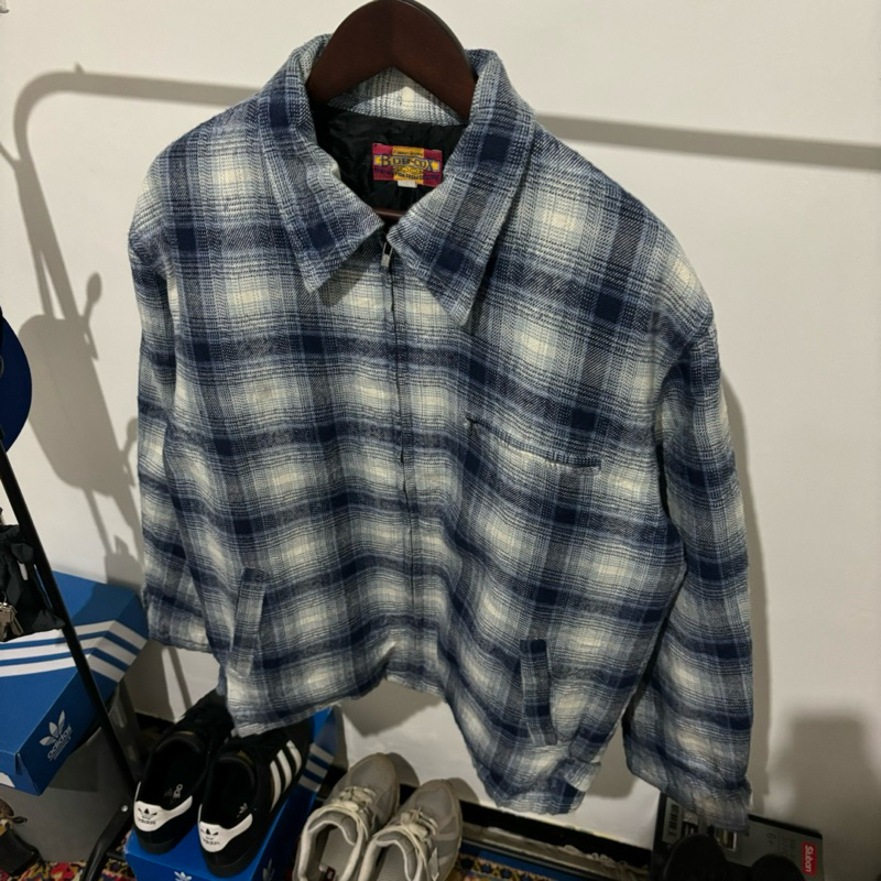 (Second) Boxy Work Jacket Wool Flanel Veterano