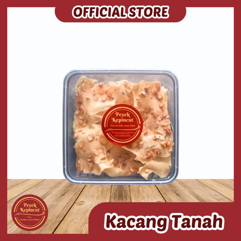 

Peyek Kepincut | Rempeyek Kacang Tanah (Ukuran Large) | Oleh-Oleh Khas Pacitan