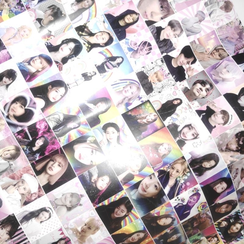 Sticker KPOP Korea Stiker ala Sellkor Seller Photocard Freebies Ukuran 3x3 50 pcs All Fandom Enhypen