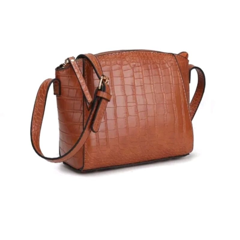 Tas Selempang Wanita Croco Bucket Import Style Tas kekinian tas jalan jalan Tas import wanita Murah 