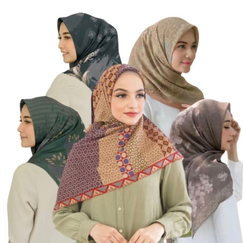 HIJAB VOAL MOTIF 100RIBU DAPAT 6PCS
