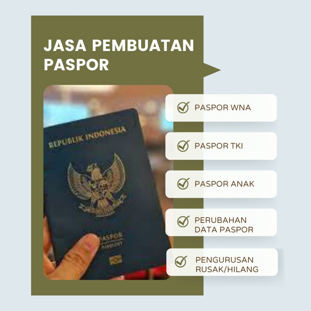 Jasa pembuatan & perpanjangan paspor
