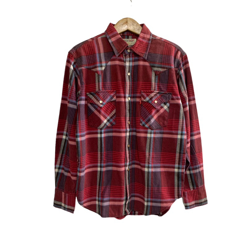 kemeja levi’s kancing batu snap button original made in Japan