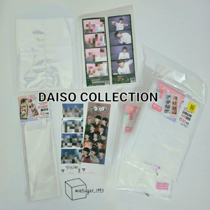 [ READY STOCK ] INNERSLEEVE PHOTOSTRIP KPOP | KOLBUK DAISO KOREA PHOTOSTRIP BINDER | TOPLOADER HORIZ