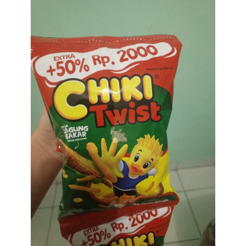 

Chiki Twist Jagung Bakar Kemasan Besar