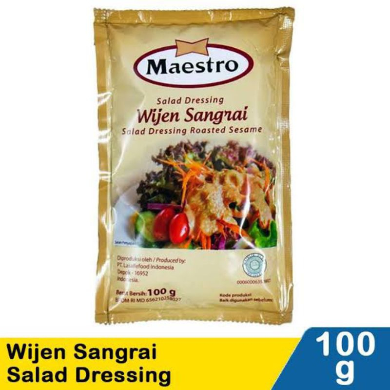 

Maestro Wijen Sangrai 100 Gram