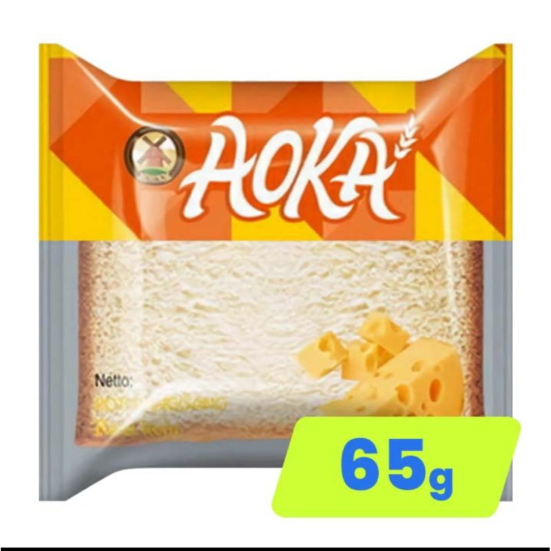 Aoka roti panggang keju 65g