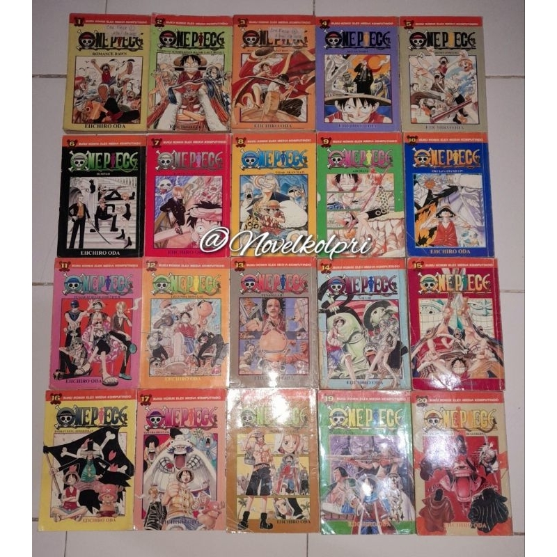 Komik SET One Piece 1-20 List Oren