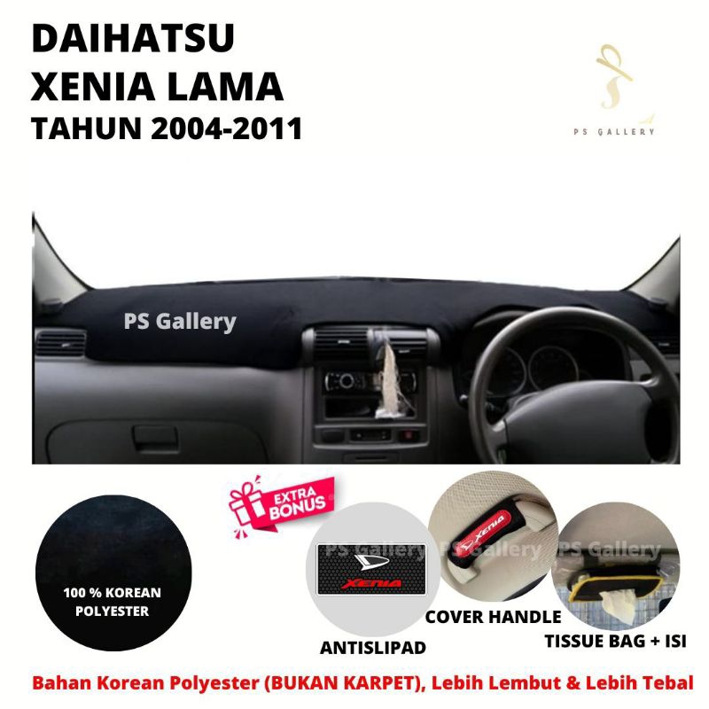 Alas Dasbor Mobil XENIA LAMA Tahun 2004-2011 Aksesoris Cover Dashboard Premium