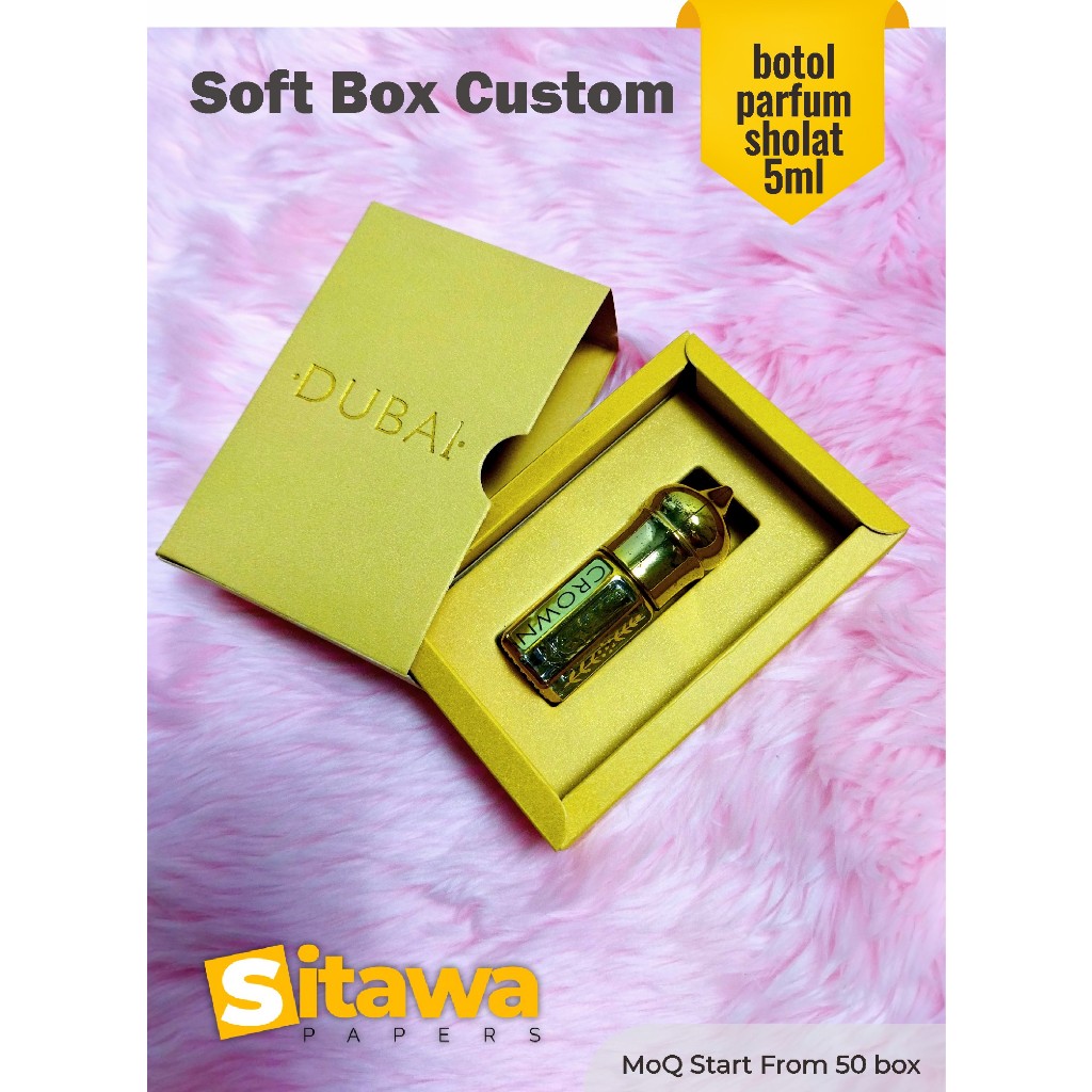 

Kotak Kemasan Softbox Botol Parfum Sholat Non Alkohol 5ml