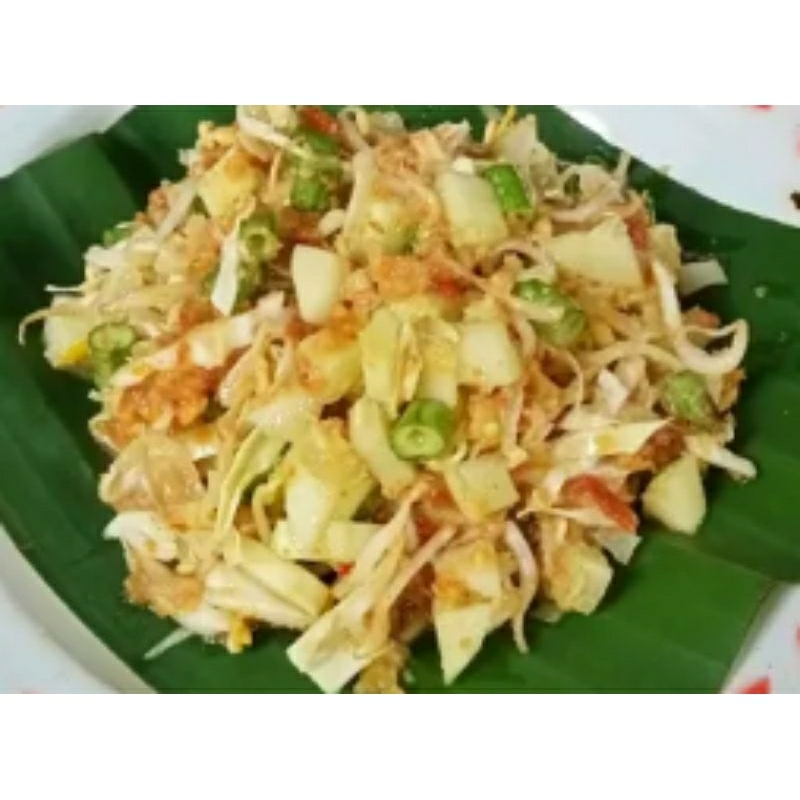 

karedok sayur (nasi + karedok) isi 4porsi
