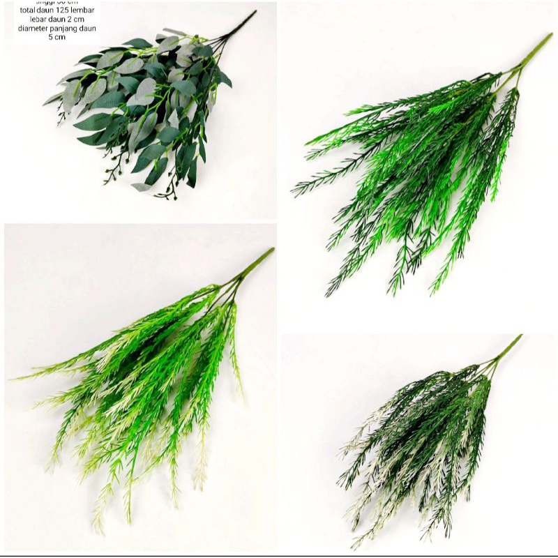 DAUN WILLOW RUMPUT EKOR TUPAI ARTIFICIAL